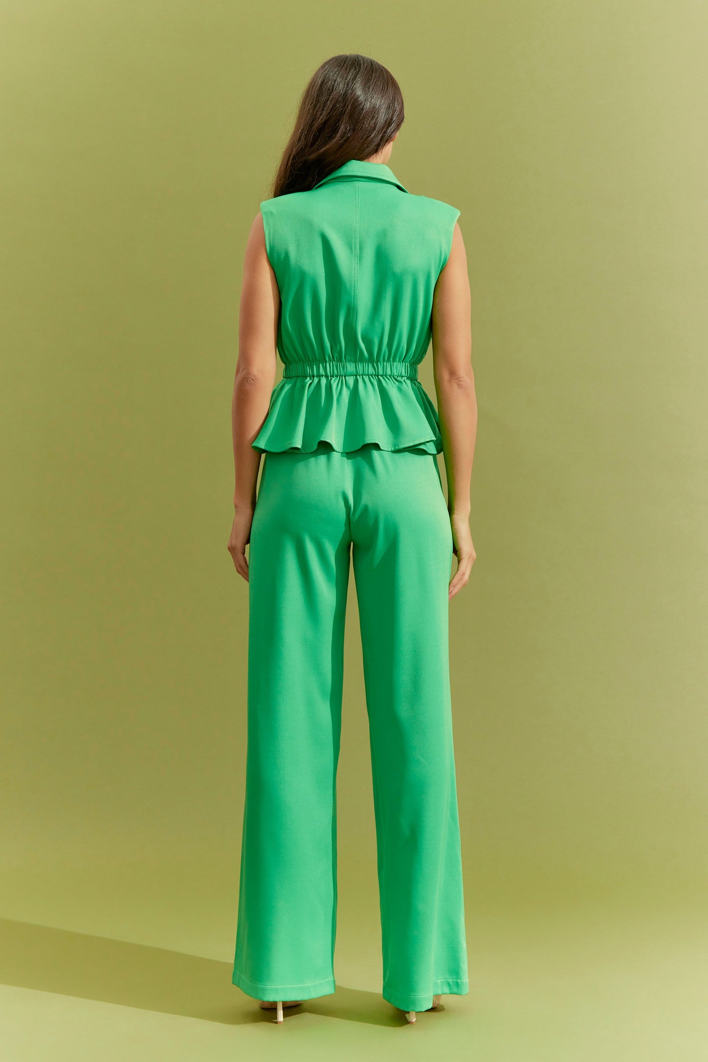 Women's 2pc green pants set