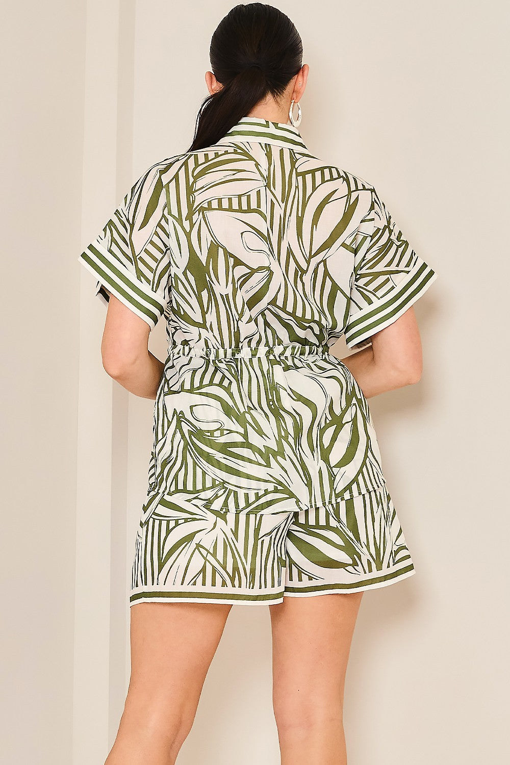 Olive Green 2pc short set