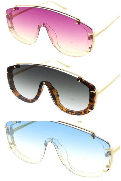 Aviator Sunglasses Square Top