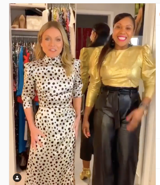 We are live in Kelly's Closet at the Kelly and Ryan Show