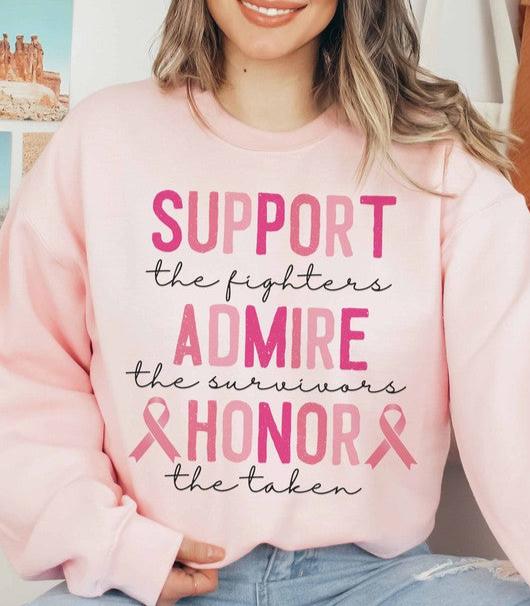 Pink Breast Cancer Sweatshirt