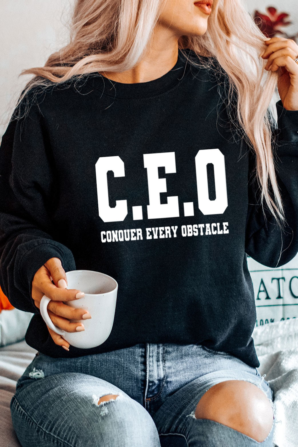 CEO sweatshirt (black)