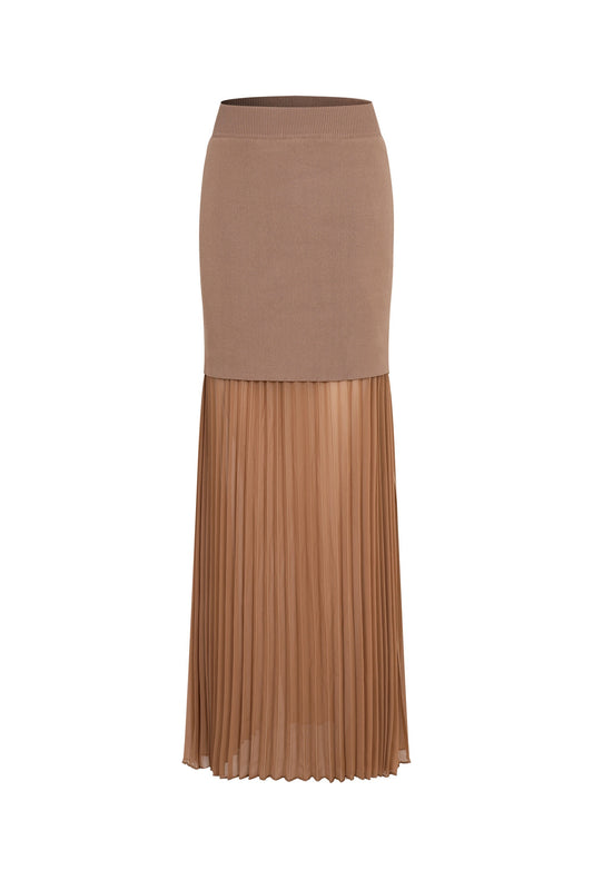 Dual Motion Midi Skirt