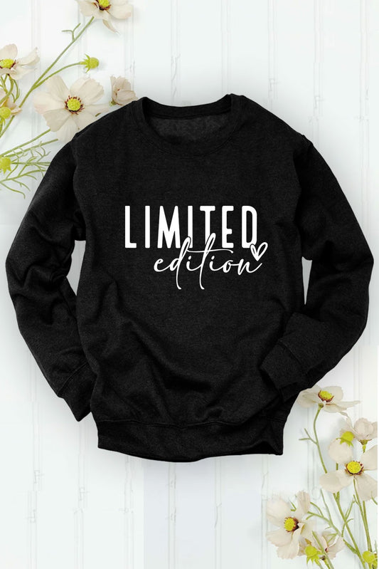 Limited Edition graphic sweatshirt (black)