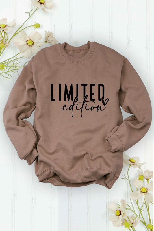 Limited Edition graphic sweatshirt (Latte/Black)