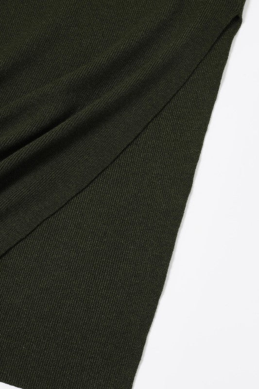 Women's Matching Green 2pc Knit Skirt Set