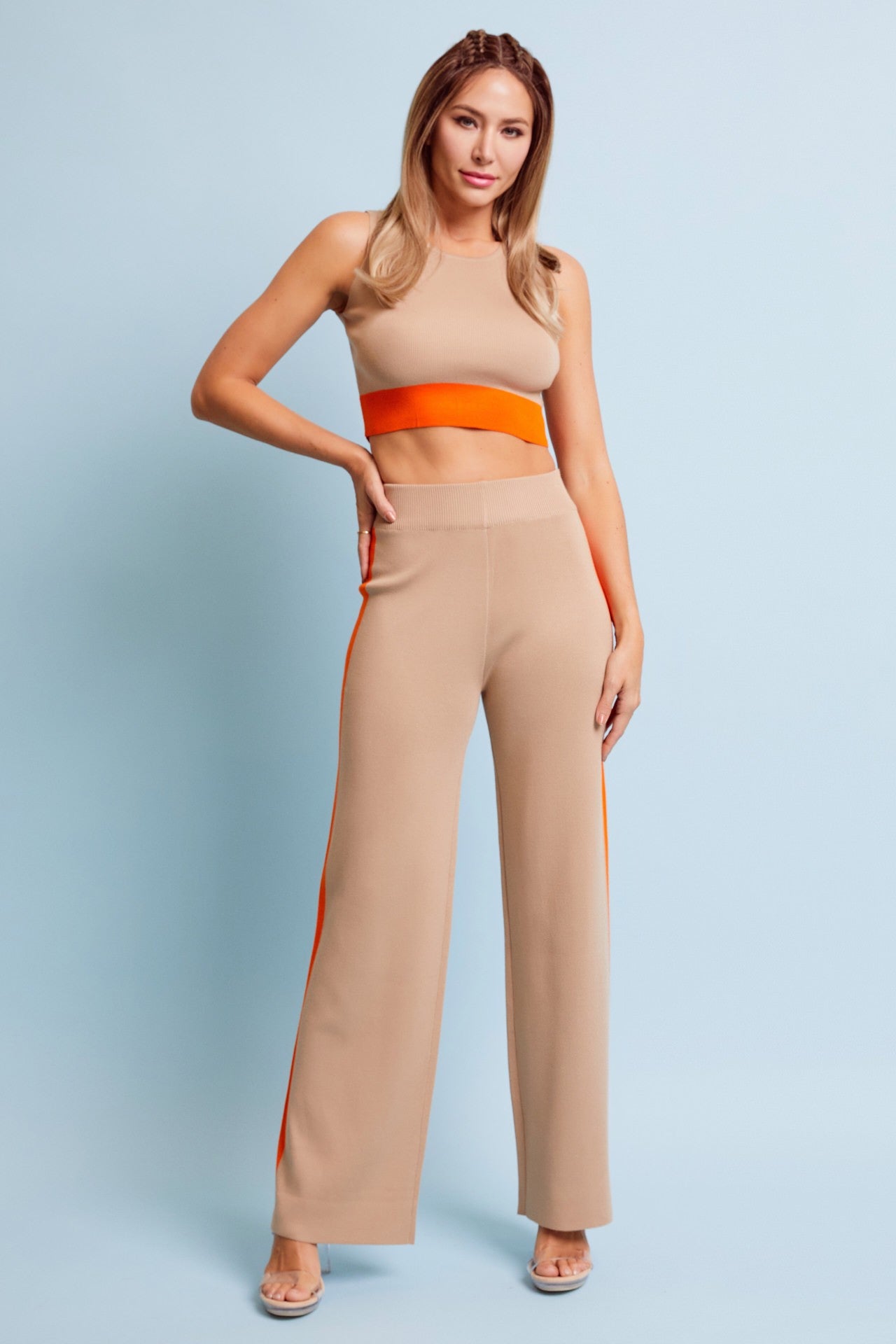 Pants TWINSET Woman color Orange