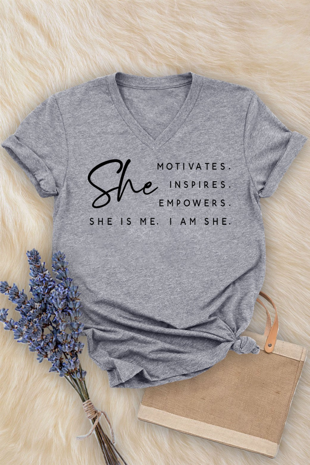 She Motivates T-shirt