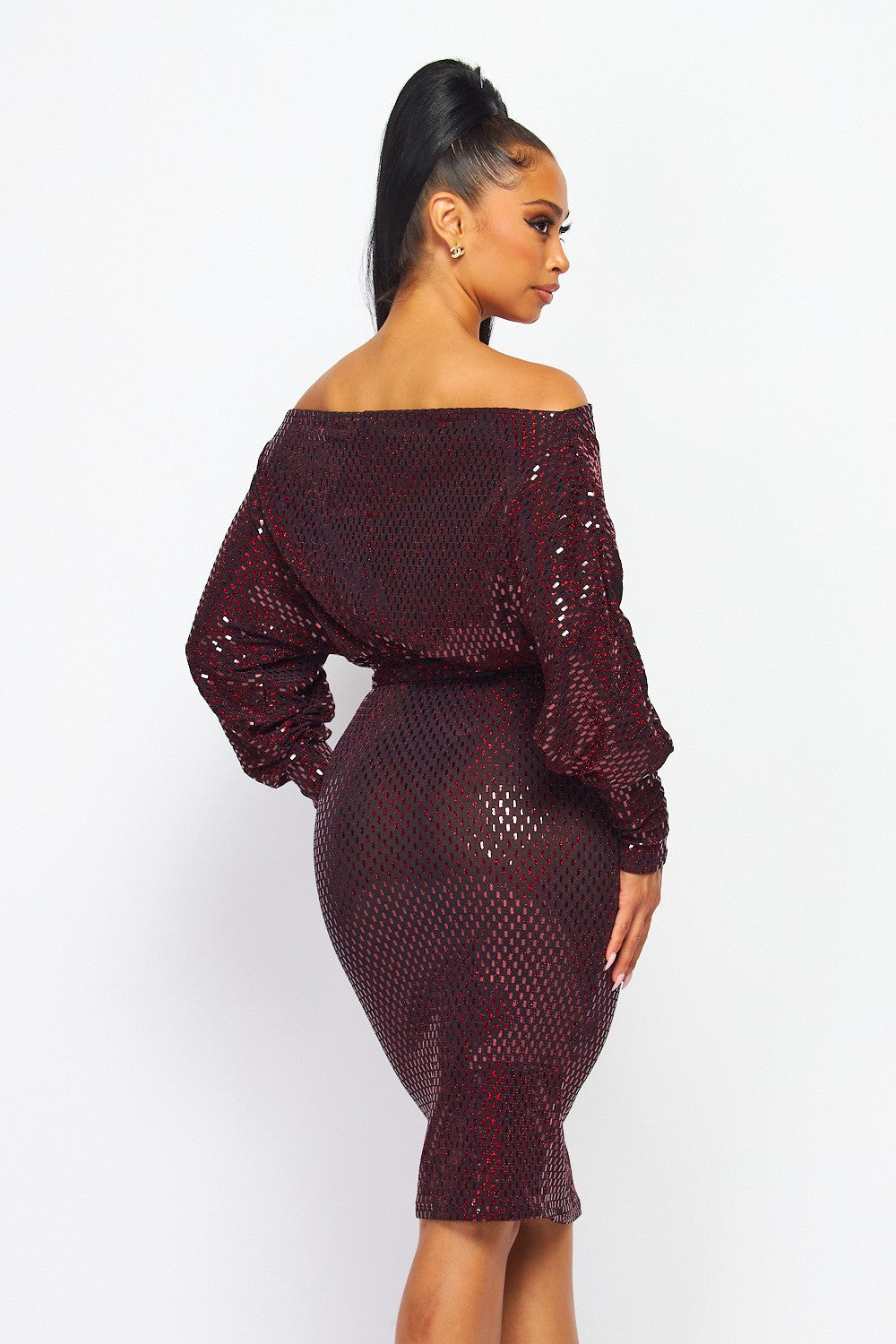 Women's red sequin dress – MyGirlfriend'sClosetBoutique